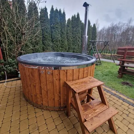 Domek Nad Stawem Z Balia I Sauna Sulęczyno Esterno foto