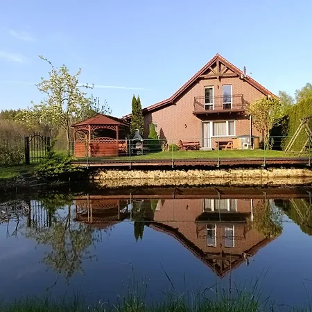 Domek Nad Stawem Z Balia I Sauna Sulęczyno Esterno foto